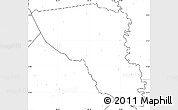 Blank Simple Map of Austin County, no labels