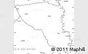 Blank Simple Map of Austin County