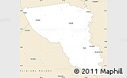Classic Style Simple Map of Austin County
