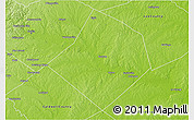 Physical 3D Map of Bastrop County