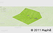 Physical Panoramic Map of Bastrop County, lighten