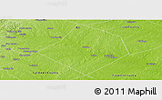 Physical Panoramic Map of Bastrop County