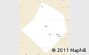 Classic Style Simple Map of Bastrop County, single color outside