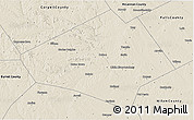 Shaded Relief 3D Map of Bell County