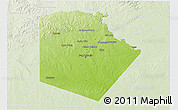 Physical 3D Map of Bexar County, lighten