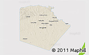 Shaded Relief 3D Map of Bexar County, single color outside