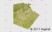 Satellite Map of Bexar County, cropped outside