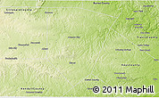 Physical 3D Map of Blanco County