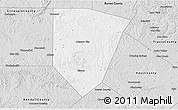 Silver Style 3D Map of Blanco County