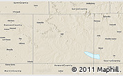 Shaded Relief 3D Map of Borden County