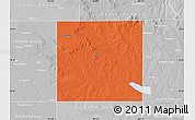 Political Map of Borden County, lighten, desaturated