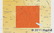 Political Map of Borden County, physical outside