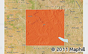 Political Map of Borden County, satellite outside