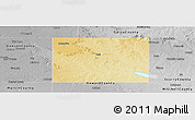Physical Panoramic Map of Borden County, desaturated