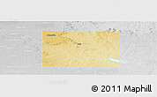 Physical Panoramic Map of Borden County, lighten, desaturated