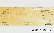 Physical Panoramic Map of Borden County
