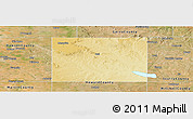 Physical Panoramic Map of Borden County, satellite outside