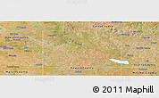 Satellite Panoramic Map of Borden County
