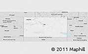 Silver Style Panoramic Map of Borden County