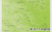 Physical 3D Map of Bosque County