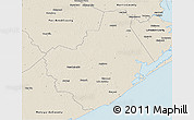 Shaded Relief 3D Map of Brazoria County