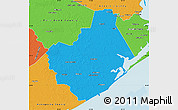 Political Map of Brazoria County