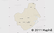 Shaded Relief Map of Brazoria County, cropped outside