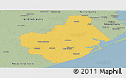 Savanna Style Panoramic Map of Brazoria County