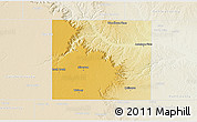 Physical 3D Map of Briscoe County, lighten