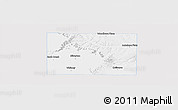 Silver Style Panoramic Map of Briscoe County, single color outside
