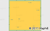 Savanna Style Simple Map of Briscoe County, single color outside