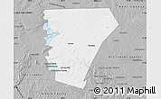 Gray Map of Burnet County