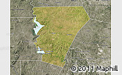 Satellite Map of Burnet County, semi-desaturated