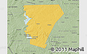 Savanna Style Map of Burnet County
