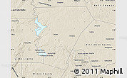 Shaded Relief Map of Burnet County