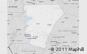 Silver Style Map of Burnet County