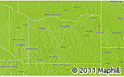 Physical 3D Map of Cass County