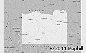 Gray Map of Cass County