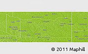 Physical Panoramic Map of Cass County