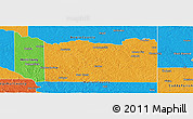 Political Panoramic Map of Cass County
