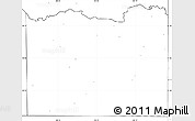 Blank Simple Map of Cass County, no labels