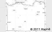 Blank Simple Map of Cass County