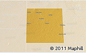 Physical 3D Map of Cochran County, lighten