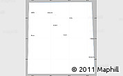 Gray Simple Map of Cochran County, single color outside