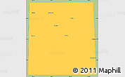 Savanna Style Simple Map of Cochran County, single color outside