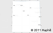 Silver Style Simple Map of Cochran County, single color outside