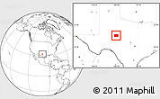Blank Location Map of Coke County