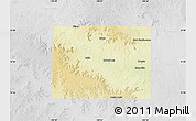 Physical Map of Coke County, lighten, desaturated