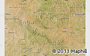 Satellite Map of Coke County