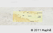 Physical Panoramic Map of Coke County, lighten, semi-desaturated